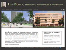 Tablet Screenshot of luisblancharquitecto.com